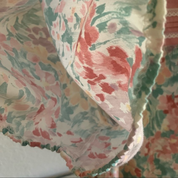 Goodtimes Vintage Floral Nap Dress Midi Length Made in Hawaii Size M/L - Picture 11 of 14